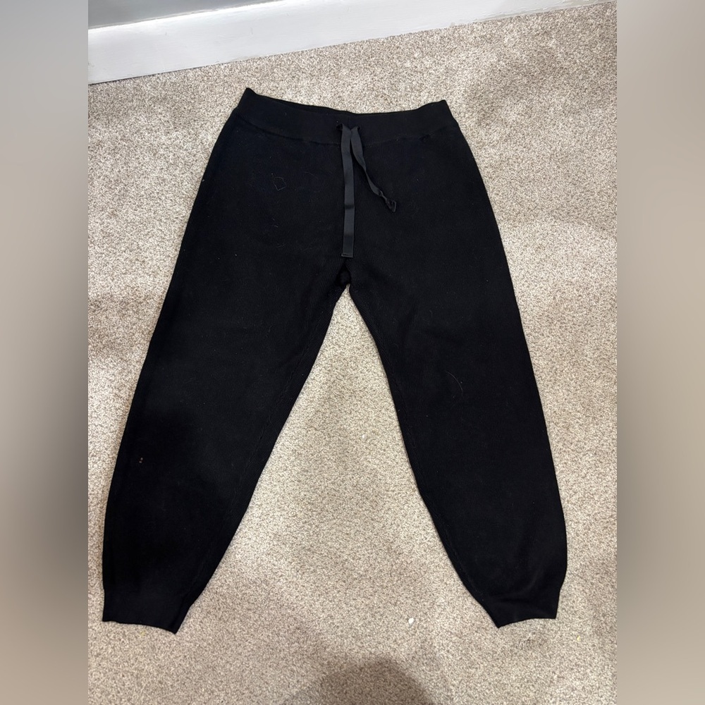 Mer Sea The Anywear Jogger Sweatpants Women's Black Size Medium Loungewear